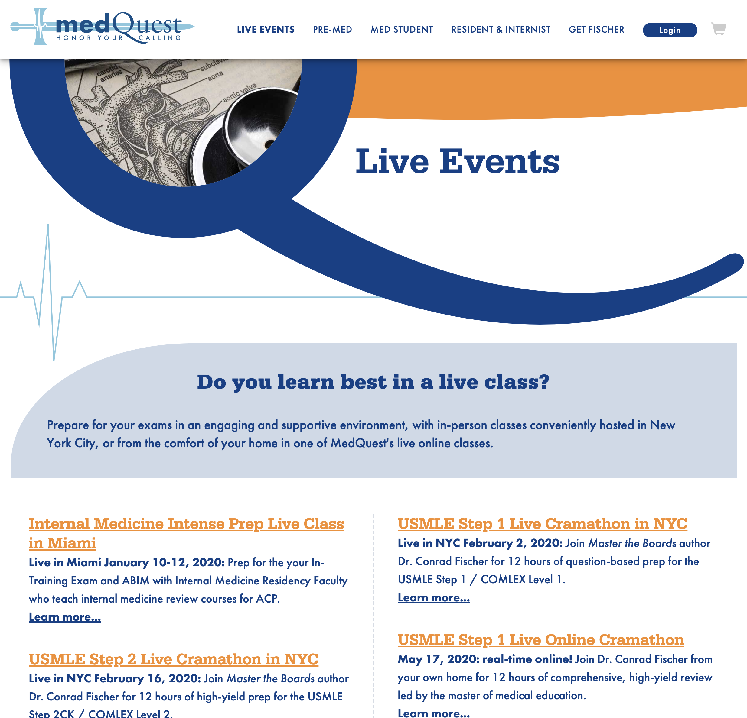 MedQuest — Category/Live Events